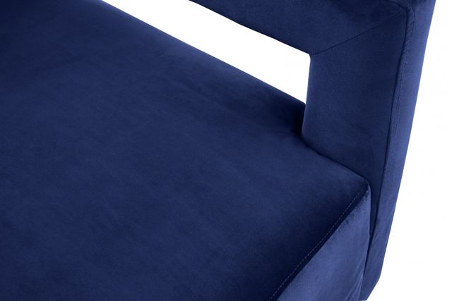 Meridian Furniture Armani Navy Velvet Chair-3