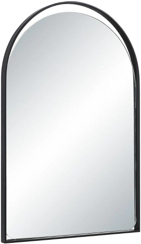 Renwil® Maniola Matte Black Accent Mirror-2