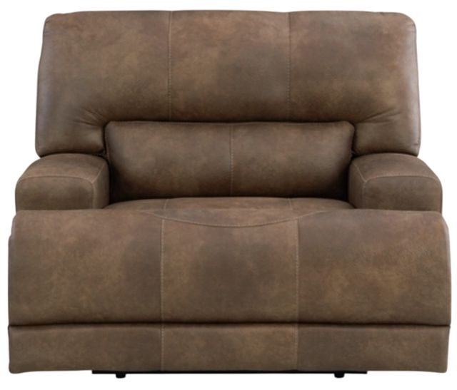 Signature Design by Ashley® Time-Piece Earth Power Recliner with Adjustable Headrest-1