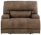 Signature Design by Ashley® Time-Piece Earth Power Recliner with Adjustable Headrest-1