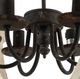 A & B Home Calder Distressed White Wooden Chandelier-4