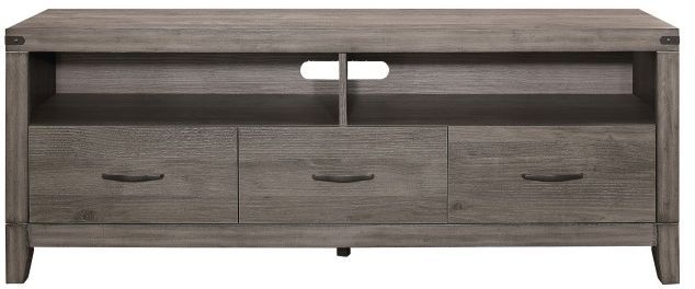 Mazin Furniture Woodrow Gray TV Console-0