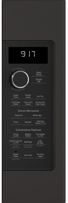 GE Profile™ 1.7 Cu. Ft. Fingerprint Resistant Black Stainless Over The Range Microwave-1