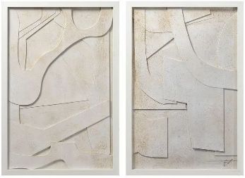 Renwil® Pathfinder 2-PieceGrey Wall Print Set-0