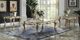 ACME Furniture Dresden Bone Coffee Table with Gold Patina Accents-1