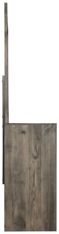 New Classic® Home Furnishings Misty Lodge Rustic Brown Dresser and Mirror Set-4