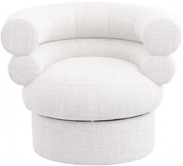 Meridian Furniture Valentina Cream Swivel Accent Chair-1