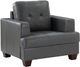 Mazin Furniture Hinsall Gray Upholstered Accent Chair-0