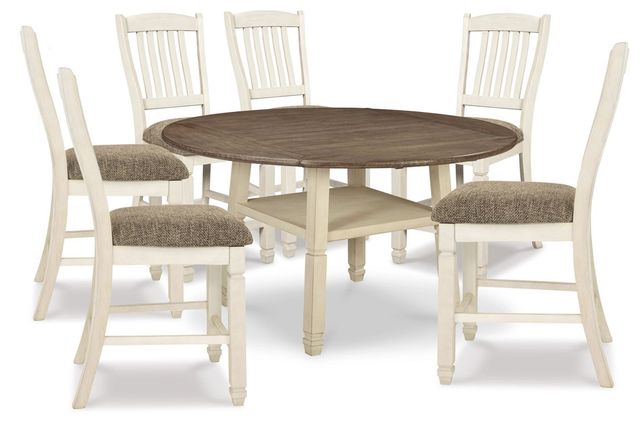 Signature Design by Ashley® Bolanburg 7-Piece Two-Tone Counter Height Dining Set-0