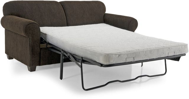 Decor-Rest® Furniture LTD 2455 Grey Double Sofa Sleeper-1