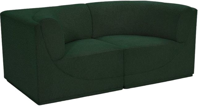 Meridian Furniture Ollie 2-Piece Green Modular Sofa-0