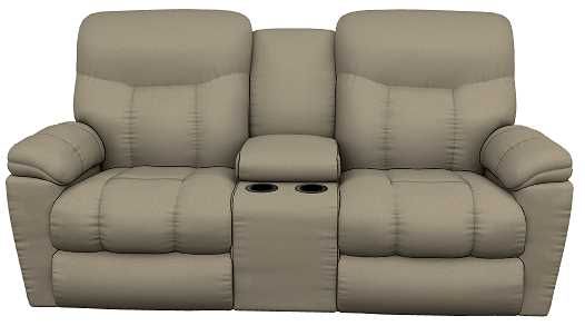 La-Z-Boy® Morrison Sable Power Reclining Loveseat with Console and Headrest-1