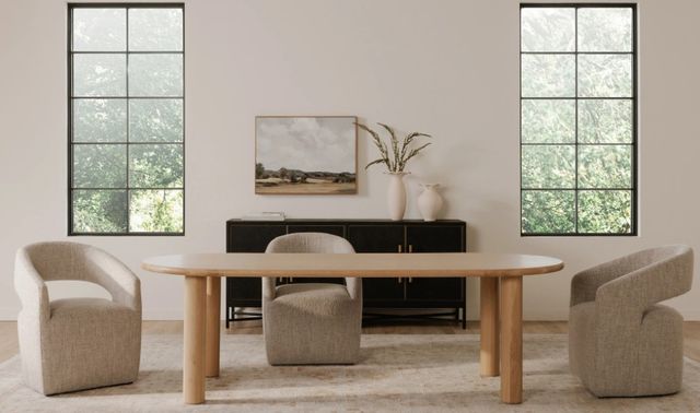 Moe's Home Collection Milo Natural Large Dining Table-1