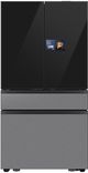 Samsung Bespoke 36 in. 22.5 Cu. Ft. Charcoal Glass/Stainless Steel Counter Depth French Door Refrigerator-1