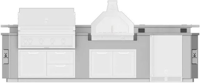 Hestan® GE Series 12' Stainless Steel Outdoor Living Suite-0