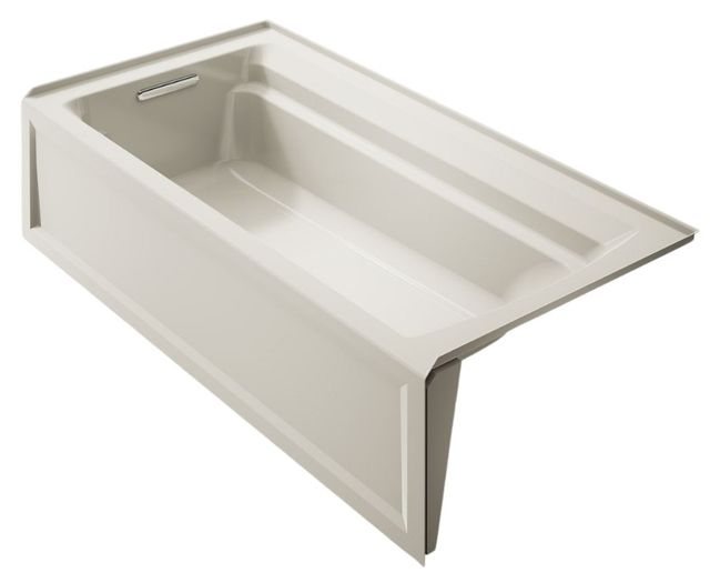 KOHLER® Archer® Biscuit 72" x 36" Alcove Bath-0