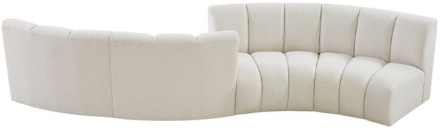 Meridian Furniture Infinity 4-Piece Cream 154" Modular Sectional-1