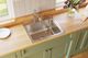 Elkay Lustertone® Classic Lustrous Satin 25" x 22" x 10-3/8" 1-Hole Single Bowl Drop-In Sink with Perfect Drain®-2