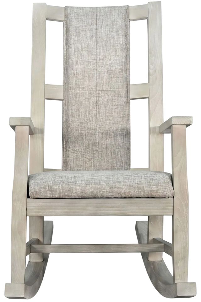 Sunny Designs™ Mara Light Gray Modern Rocking Chair-1