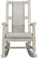 Sunny Designs™ Mara Light Gray Modern Rocking Chair-2