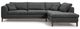 VIG Furniture Divani Casa Hickman Dark Gray Right Facing Sectional Sofa-0