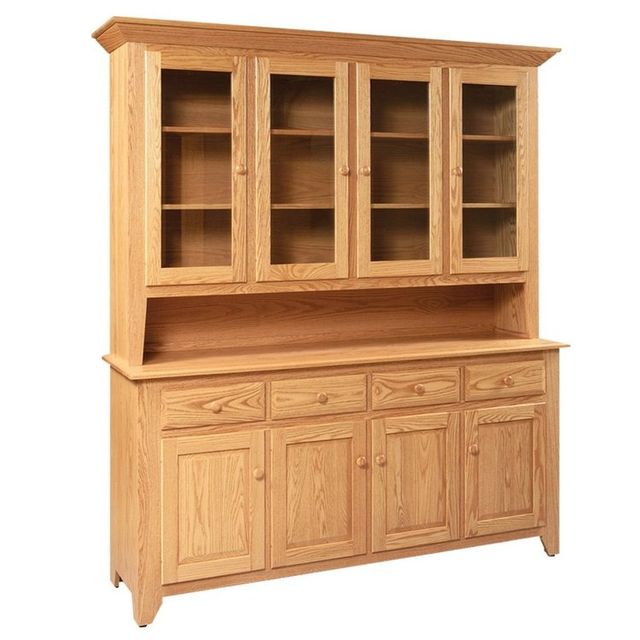 Door County 4 Dr Shaker Hutch 76.5"W x  83.5"H x 18.5"D-0