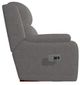 La-Z-Boy® Dorian Quarry Power Rocking Recliner with Headrest-3