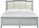Magnussen Home® Glenbrook Natural/Pebble Queen Upholstered Panel Bed-1