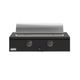 Caliber™ Rockwell Social 42" 2-Burner Ultra Matte Black Built-In Liquid Propane Grill with Pewter Hardware-1