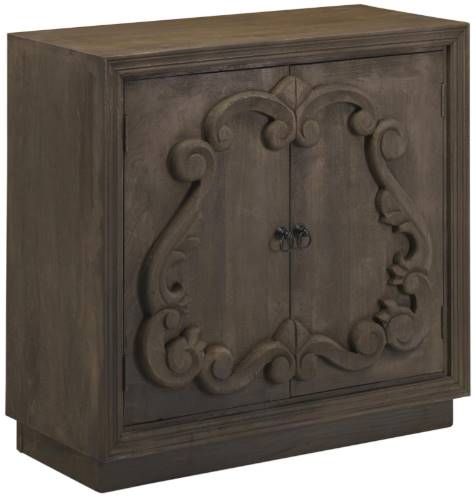 Jaipur Furniture Bianchi Washed Gray Cabinet-0
