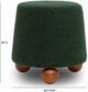 TOV Furniture Jaine Forest Green Boucle Ottoman-2