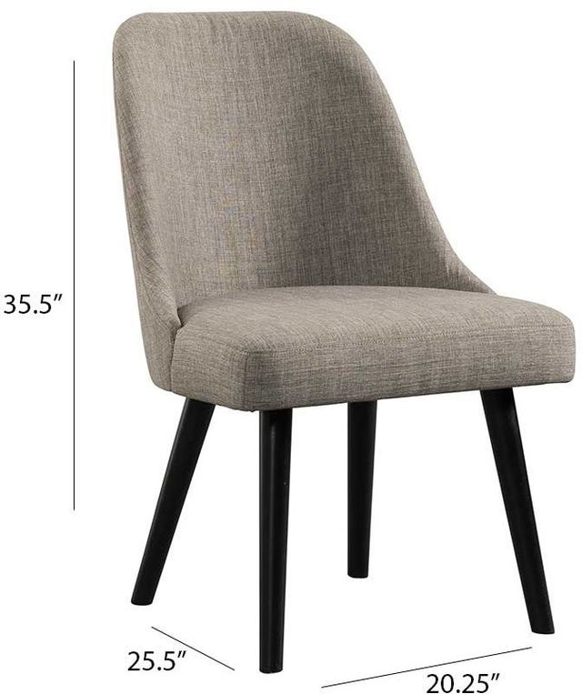 Intercon Foundry Gray/Pewter Side Chair-2