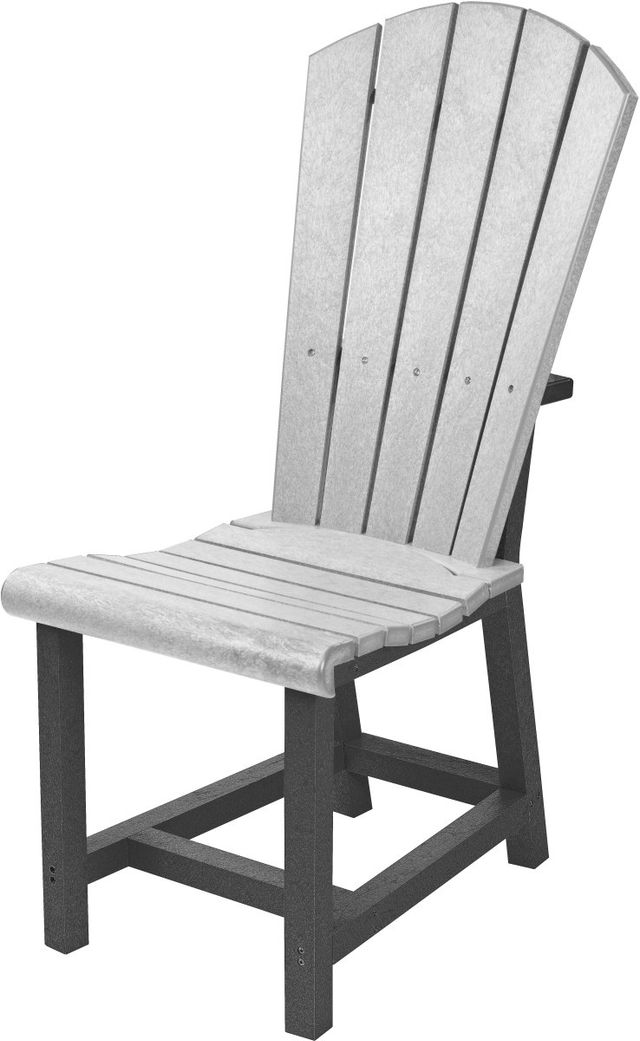 C.R. Plastic Generation Line Slate/Light Grey Addy Dining Chair-1