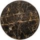 Furniture Classics Johnson Gray Side Table with Brass Base-2