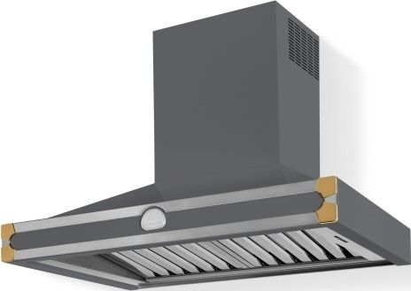 La Cornue CornuFé 90 36" Graphite Wall Mounted Range Hood-0