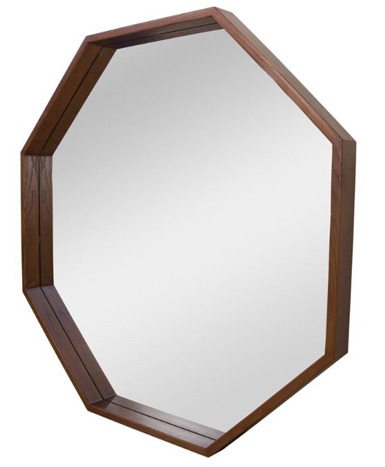 YHD Davidson Brown Hanging Mirror-4