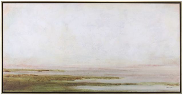 Uttermost® Hazy Lake Framed Print Art -0
