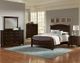 Vaughan-Bassett Bonanza Merlot California King Poster Bed-1