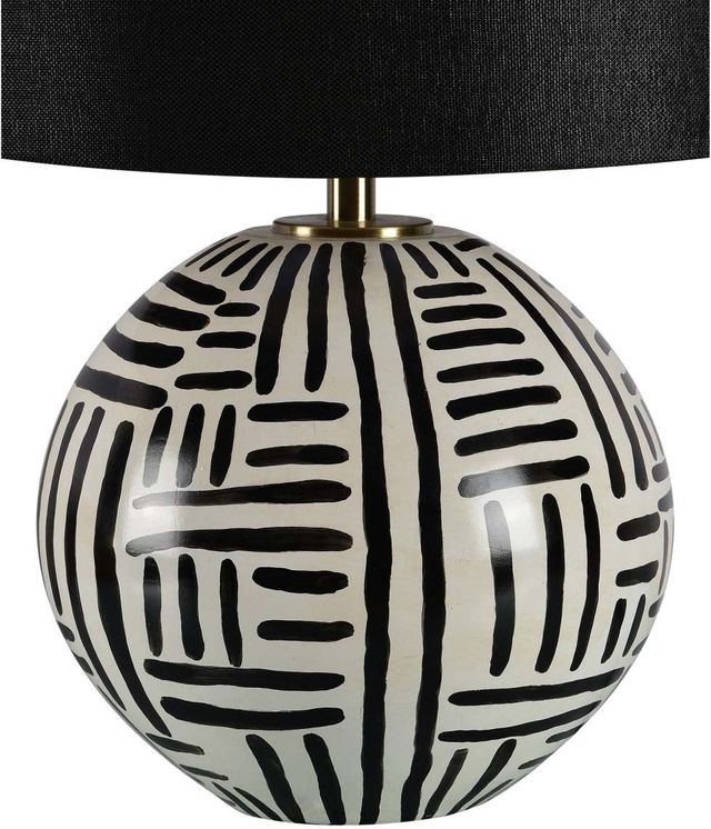 Renwil® Milka Cream & Black Table Lamp-2