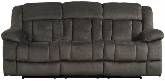 Homelegance® Laurelton Chocolate Double Manual Reclining Sofa-2