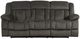 Homelegance® Laurelton Chocolate Double Manual Reclining Sofa-2