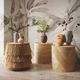 TOV Furniture Earthenware Aztec Gray Flower Vase-1