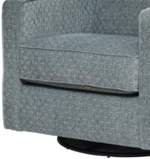 Fusion Furniture Griffin Linen Collide Seafoam Swivel Glider Chair-1