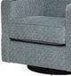 Fusion Furniture Griffin Linen Collide Seafoam Swivel Glider Chair-1