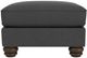 Flexsteel® Customizable Bexley 32" Leather Ottoman-3