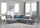 VIG Furniture Divani Gray Sectional Sofa-1