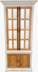 Vintage Furniture Panel Vitrine with Mirror-0