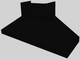Vent-A-Hood® 66" Black Euro-Style Wall Mounted Range Hood-5