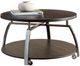 Steve Silver Co. Coham Brown Cocktail Table with Black Nickel Base-0