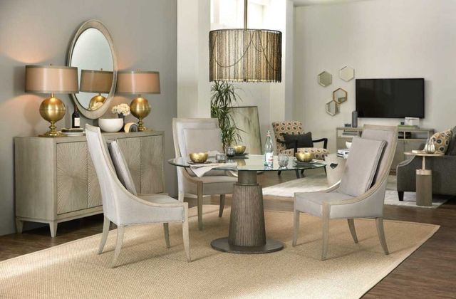 Hooker® Furniture Elixir Serene Gray Beige Host Side Chair-1